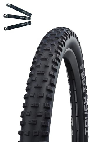 Schwalbe Tough Tom tråddäck Active Line K-Guard svart 60–622 (29 x 2,35) inkl. maxxi4you däcklyftare
