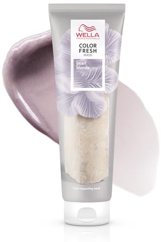 Wella Professionals Color Fresh Mask | Pearl Blonde | Natural Shade | Hair Color-Depositing Mask | Vegan Formula with Avocado Oil | Zero Damage | Silicone Free | 5 Fl Oz