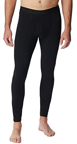 Columbia Men's Midweight Stretch Tight, Base Layer Bottom, Black, Small Regular
