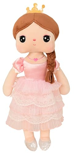 LOVELOCKBEAR Stoffpuppe Mädchen 36CM Stofftier Kuschelpuppe Weiche Puppen mit Easter Weihnachten Geburtstag Geschenk für Kleinkinder Taufgeschenke für Mädchen, Prinzessin Serie