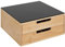 5five - portacapsule blackbamboo 2 cassetti beige