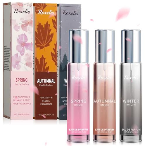 3 Stück Parfum Damen,Mini Parfüm Set,Parfüm Frauen,Eau de Parfum für Damen,Damendüfte Enthält Noten von Vanille, Rose, Zitrusfrüchten und Zitrusblüten Sexy Duft, langanhaltend 3 x 15ml