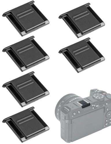 KEMUZ 6Pcs Tapa de Zapata Caliente,Protector para Zapata Caliente para Camaras, Accesorios de Protección para Cámara,Cubierta de Zapata de Cámara Flash Compatible, Adecuado Para CáMaras Digitales