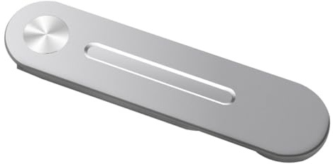 LABRIMP Support Magnétique Pliable pour Ordinateur Portable Extension Latérale Alliage Aluminium Porte-téléphone Compatible avec Écran Plat Augmentation de Productivité pour Bureau et