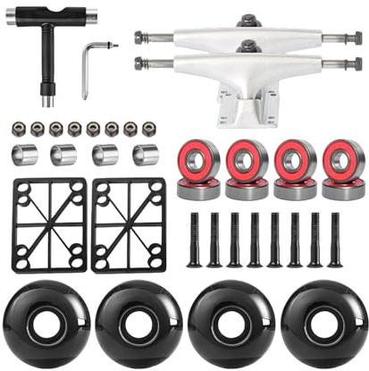 Zeizafa Precisions Engineered 5 Pollici Gullwing Trucks Set Ponti Per Skateboard in Lega Alluminio Per Manovre Tecniche Skateboard Trucks Per Skateboard in Lega Alluminio