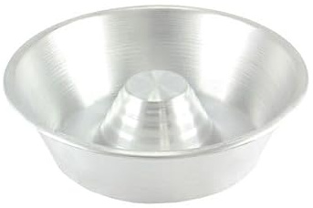 Italia Magazzini Tortiera con Cono 24 cm in Alluminio, Stampo per Ciambella e Torte da Forno, Teglia Tonda con Camino Centrale, Cottura Uniforme, Ideale per Dolci Soffici e Ciambelloni
