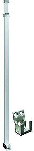 Prime-Line U 9920 Security Bar For Sliding Patio Doors, Adjustable, Aluminum Construction With Aluminum Finish (Single Pack)