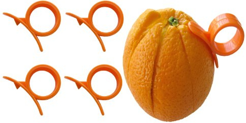 4 Round (Citrus Fruit) Peelers by Chef Craft