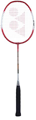 Cosco YONEX ZR 100 - Raqueta de bádminton (1 Unidad de 84 g), Color Rojo Claro y Plateado