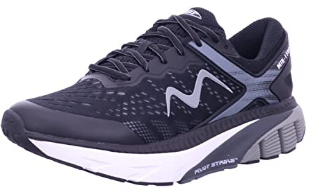 MBT MTR-1500 II LACE UP Men's Sports Shoes. Anatomical and Comfortable Running Athletic Shoes. Physiological Footwear Comfort and Stability with Curved Sole. Running Sneakers Black