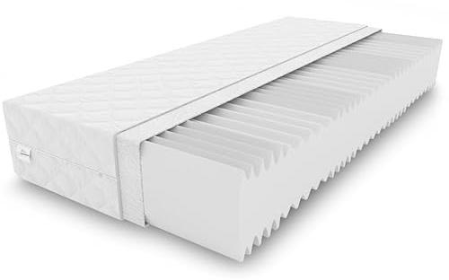 Matratze Schaumstoff rollmatratze 7 Zonen kaltschaum Bett H3 KingZONEN 16cm (ZONEN 160x200x16)