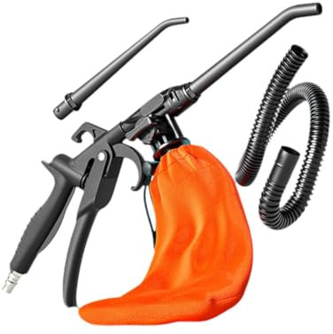 Oshhni Aspiradora Industrial con Compresor de Aire Y Soplador, con Bolsa Recolectora de Polvo Desmontable, Herramienta de Limpieza Neumática 2 en 1, Sin Tubo de Resorte, Individual