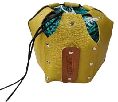 PVC Ball Winder in Leather with Leather Belt