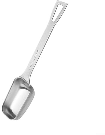 Cuchara medidora de café 1 cucharada con mango largo de acero inoxidable para un sabor constante de café y uso en la cocina