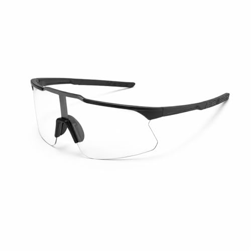 CAYLEKI Polarised Cycling Sunglasses with UV400 Protection for Men & Women - Lightweight TR90 Frame, Adjustable Silicone Nose Pads, Anti-Slip Temples