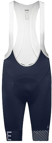 GORE WEAR Mens C5 BIBS, Orbit Blue/White, XL EU