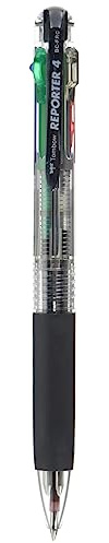 Tombow BC-FRC20 Vierfarb-Kugelschreiber Reporter 4, lose, transparent, 1 Stück (1er Pack)