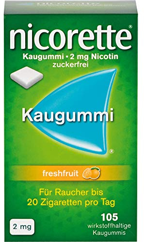 NICORETTE 2 mg freshfruit Kaugummi 105 St
