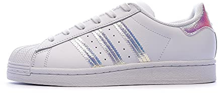 adidas Mixte enfant Superstar J Sneaker Basse, Ftwr White Ftwr White Ftwr White, 36 2/3 EU