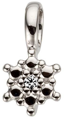 Jobo Damen-Anhänger aus 14 Karat 585 Weißgold mit Diamant