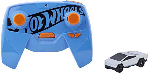 Hot Wheels RC Tesla Rechargeable Radio-Controlled Racing Cars for On- or Off-Track Play, Includes Car, Controller & Adapter for Kids 5 Years+ - GXG30