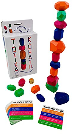 YEHUA! Totika Kohatu - A Wood Rock Stacking Game Promoting Mindfulness