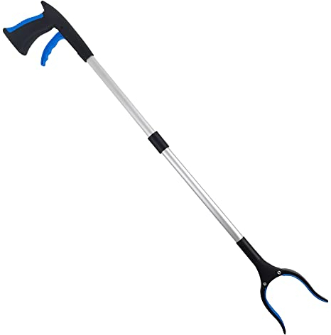 CENRONG Pinza Telescopica,82 cm Pinza Telescopica Pieghevole,Pinza Prensile,Pinza Raccogli Oggetti Rifiuti,Raccoglitore di immondizia Pinza Morsetto in Gomma