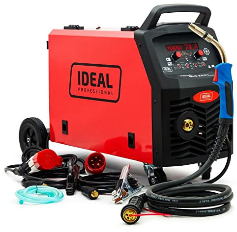 Ideal™ Tecno MIG 254/2 dubbel puls synergi MIG/MAG PULS Synergia Inverter svetsmaskin 200A svetsmaskin 230/400 V