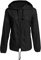 Regenjacke Damen Wasserdicht Atmungsaktiv mit Kapuze Faltbar Leicht Jacke Winddicht Regenmantel Grosse Grössen Windbreaker Kapuzenpullover Übergangsjacke für Wandern Radfahren Camping Reisen