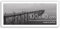 Americanflat Cornice 100x40 cm Bianca - Cornice Foto in Legno Multistrato con Vetro Resistente agli Urti e Ganci Integrati - Cornice Plexiglass da Appendere in Verticale o Orizzontale