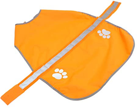 SEWOART Reflektierende Weste Für Hund Verstellbar Aus Fluoreszierendem Material Für Spaziergänge Outdoor-aktivitäten Und Im Dunkeln