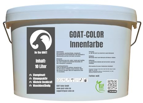 GOAT Innenfarbe, Wandfarbe (Sand, 10kg)