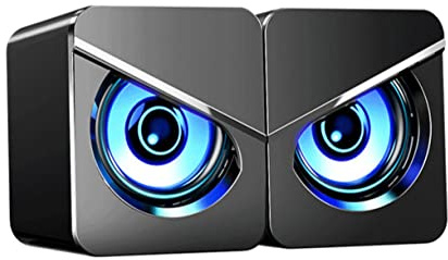 Lurrose Altoparlante per Computer USB Resistente Casa Cassa Acustica qualità del Suono