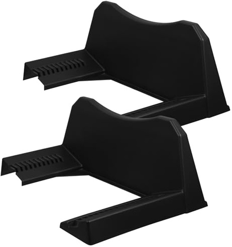 ARTSEWPLY Supporto per Ruota di Scorta per Auto e Camper Portaruota Regolabile in Metallo Nero Rastrelliera Porta Pneumatici per Cassone Camion e Rimorchio Installazione Senza Utensili