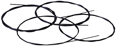 4 Ukulele Saite Nylonsaiten, Ukulelensaiten für Ukulele Neu - Schwarz