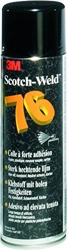 3M Sprühklebstoff 76, hohe Klebkraft 500 ml (1-er Pack)
