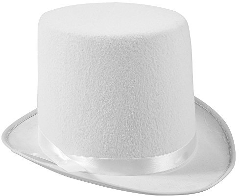 Funny Party Hats White Costume Felt Top