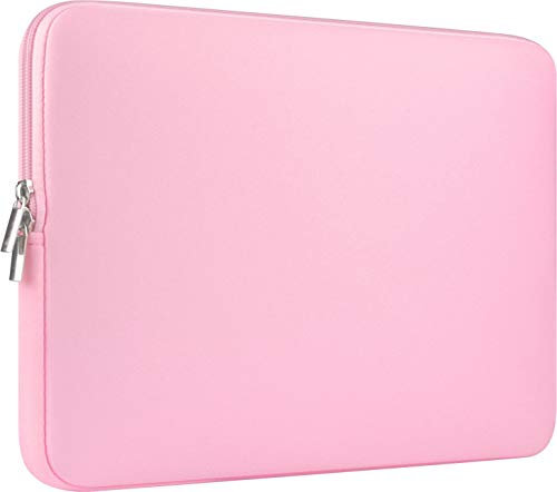 CCPK Laptop Sleeve Case 13 inch for MacBook Air 13.6 inch Mac Pro 13.3 Accessories 13 inch Laptop Computer Sleeve Protective Carrying Case Cover Bag 2025 2024 2022 2020 M4 M3 M2 M1 A3240 A3113, Pink