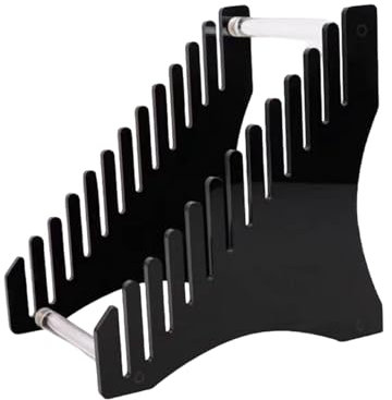 yuhlkopm Supporto per dischi in vinile in acrilico sicuro e organizzato, decorazione per soggiorno, porta dischi in vinile, porta dischi in vinile