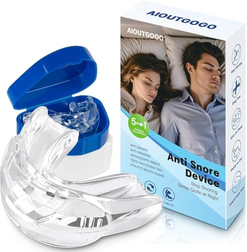 Schnarchstopper Anti Snoring Schnarchschiene Männer-Effektiv 2 Stück Anti Schnarch-Komfortabel Snoring Stopper gegen Schnarchen,Mehrzweck Schnarchen Verhindern für Frauen