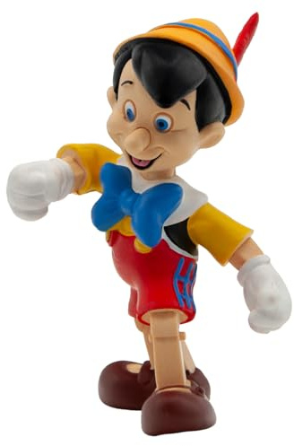Bullyland 12399 – Leksaksfigur Pinocchio från Walt Disney Pinocchio, ca. 6,9 cm, detaljerad, perfekt som en liten gåva för barn från 3 år