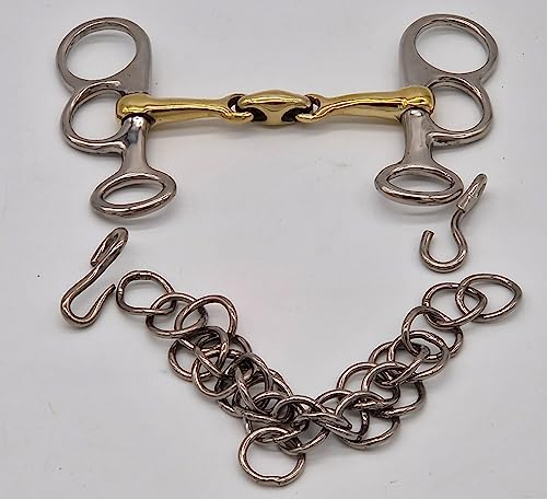 Tysons Breeches Pelham Fahrgebiss incl.Kinnkette Minipony Minishetty Shetty Pony Gebiss 8,0 8,5 9,0 9,5 10,0 11,0 12,0 Postkandare (8.0)