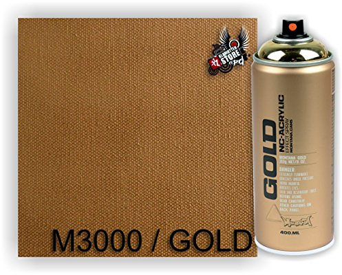 Montana Sprühdose Gold M3000 Goldglanz Effekt Spray 400ml