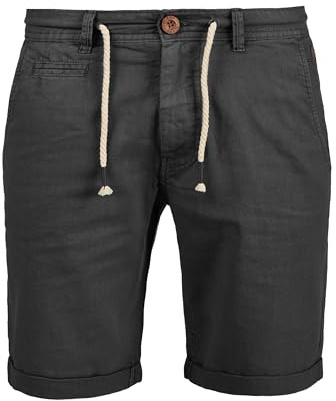 BLEND Lias Pantaloncini di Lino Shorts Bermuda da Uomo Regular- Fit, Taglia:XL, Colore:Phantom Grey (70010)