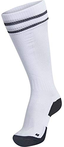 hummel Unisex Element Football Socken, Weiß/Schwarz, 39-42 EU