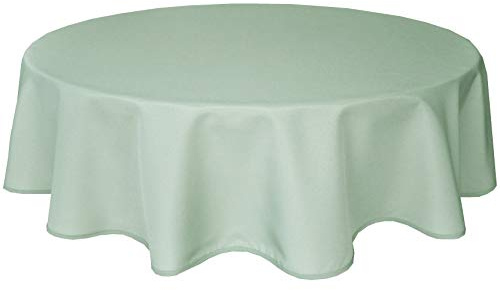 Home Direct Quality Round Fabric Tablecloth Table Cover 140cm 55 Sage Green