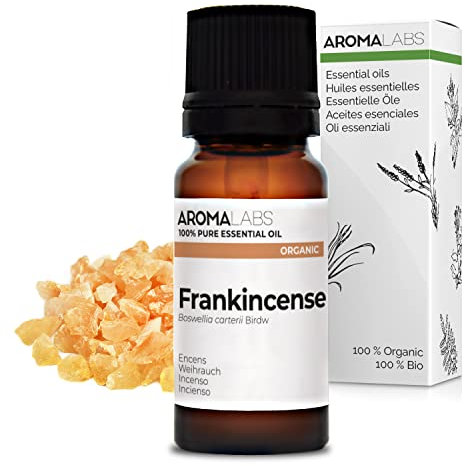 Incenso BIO (Boswellia carteri) - 10 mL - Olio Essenziale Chemiotipizzato e Certificato AB/Cosmos - Aroma Labs - Made in France