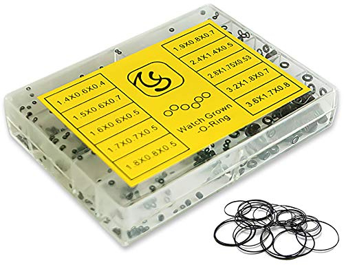 Mini Gummi O-Ring Unterlegscheibe Dichtungen Dichtung Uhr Krone Wasserdichte Dichtungen Sortiment Kit Uhrenzubehör