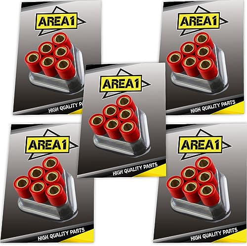 Area1 Set di 5 pezzi Rulli Variatore - Dimensione liberamente selezionabile - 15 x 12 mm, 16 x 13 mm, 19 x 15 mm 15,5 mm (16x13, 5,5/6,0/6,5/7,0/7,5)