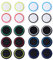 suchkawe 20PCS Colorful Thumbstick Caps Grip Accessory Set, Silicone Thumb Grip Cap Cover Joystick Protection Attachments, Compatible with PS5 PS4 PS3 PS2 Xbox 360 Switch Pro Xbox One Controllers